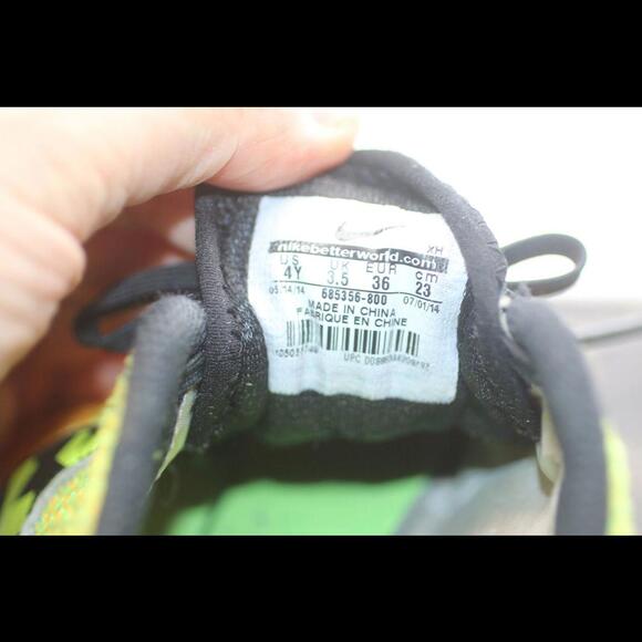 Nike Mens Indoor Turf Soccer Cleats Elastico Pro III Futsal Yellow Size US 4Y - Picture 10 of 11